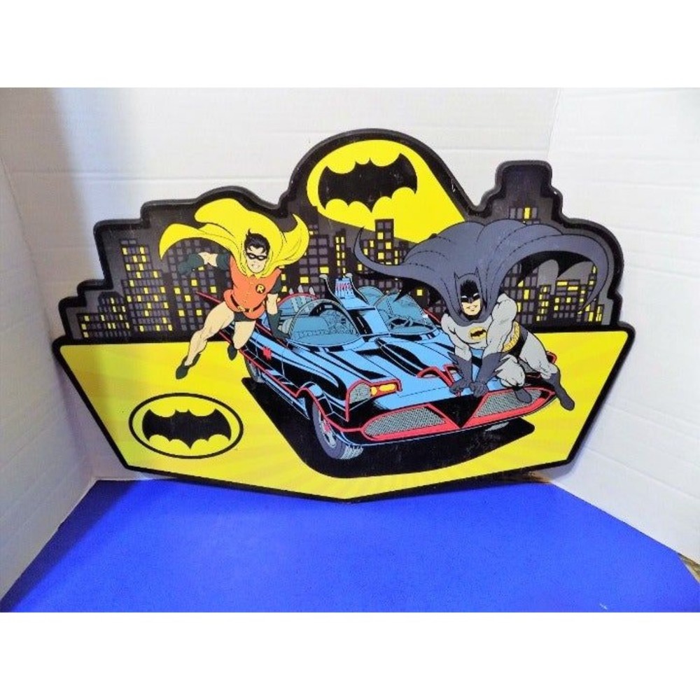 NEW Batman and Robin Wall Art Print Vintage Style Home Decor Open Road